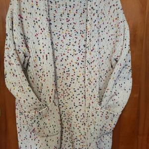 'Candy Dots' warm cardigan L